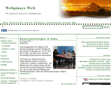 Tablet Screenshot of deutsch-philippinen.webpinoy.asia